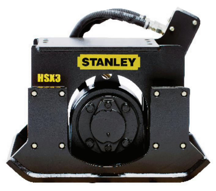 STANLEY HSX3125 - Attachment vibratory plate compactor 163 kg for excavators from 2 to 6 tons